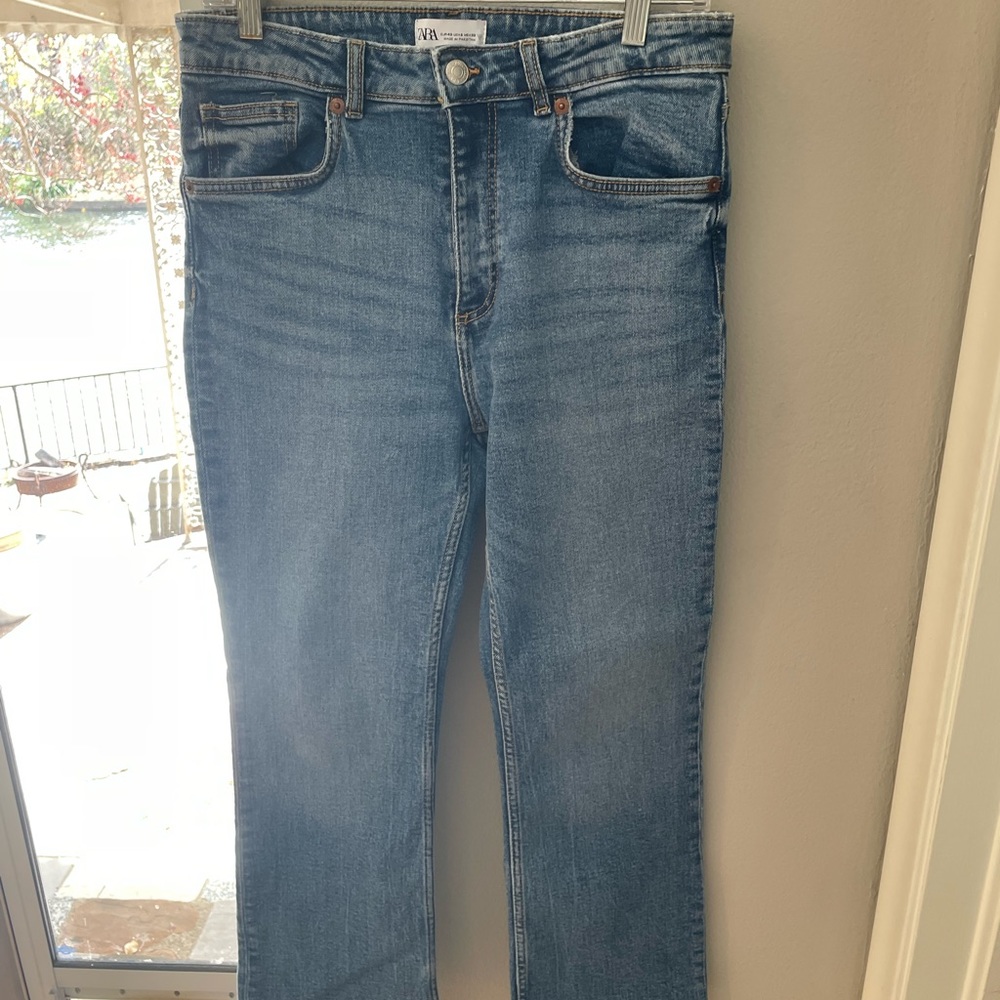Zara cropped jeans